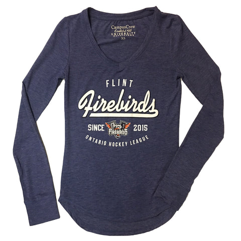 Women's V-Neck Long Sleeve